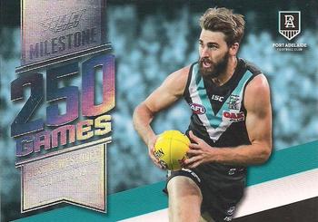 2020 Select Footy Stars - AFL Milestone Games #MG60 Justin Westhoff Front